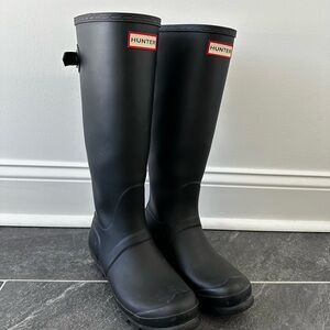Hunter Black Waterproof Boots